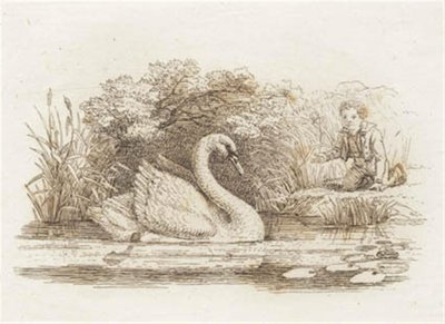 Illustrazione per "Cinquanta favole per bambini" di Hey da Martinus Rørbye
