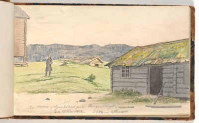 Paesaggio con fattorie da Martinus Rørbye
