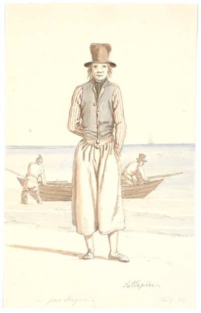 Saltepeer a Skagen da Martinus Rørbye