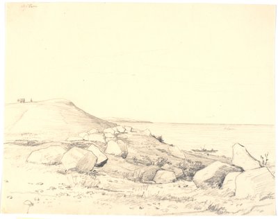 Paesaggio costiero da Martinus Rørbye
