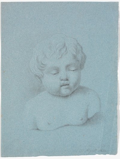 Studio di busto di bambino da Martinus Rørbye