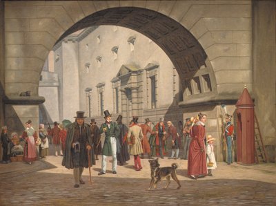 La prigione di Copenaghen da Martinus Rørbye