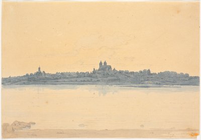 Viborg vista da Asmild Klosterhave vicino a Søndersø da Martinus Rørbye
