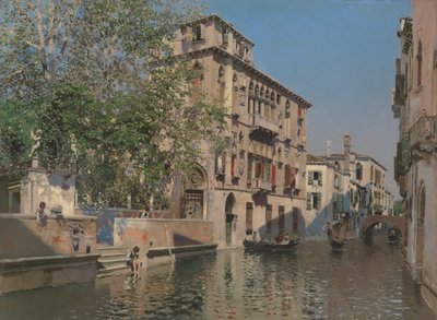 Un Canale a Venezia, ca. 1875 da Martín Rico y Ortega
