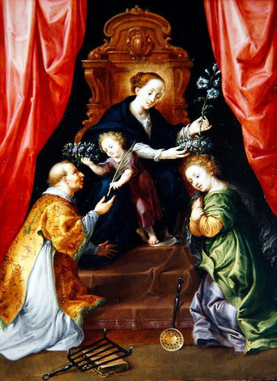 La Vergine e il Bambino con Sant