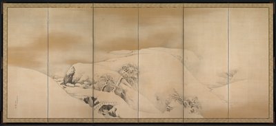 Giornata invernale, 1784 da Maruyama Okyo