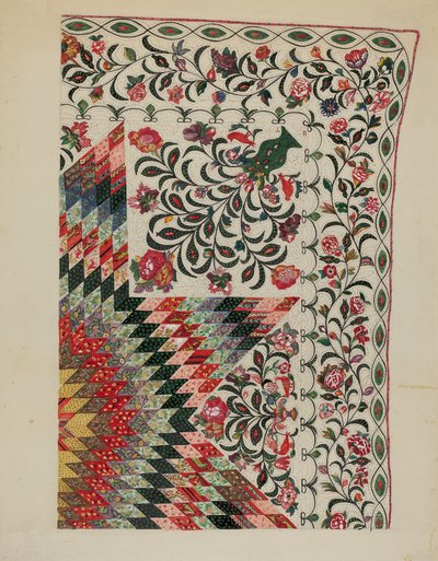 Trapunta Patchwork e Applique da Mary Berner