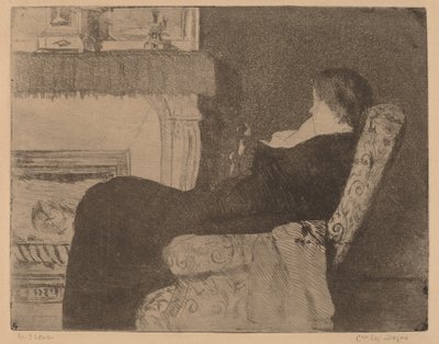 Davanti al caminetto n. 1, c. 1882 da Mary Cassatt