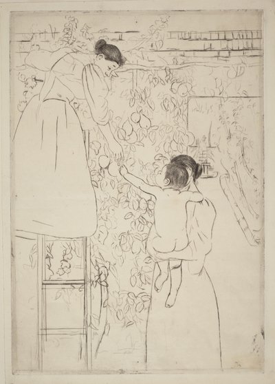 La raccolta della frutta da Mary Cassatt