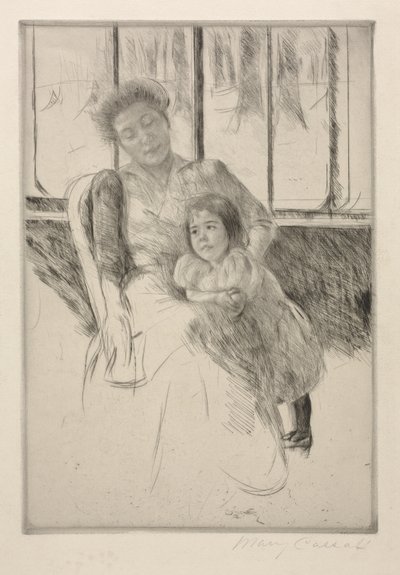 Nella serra, c. 1901 da Mary Cassatt