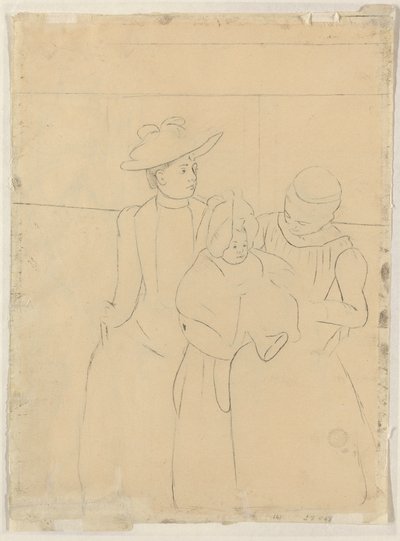 In omnibus (verso) da Mary Cassatt