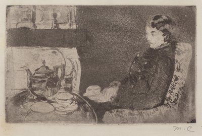 Lydia al tè del pomeriggio da Mary Cassatt