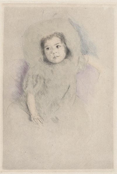 Margot con un Cappello (No. 1) da Mary Cassatt