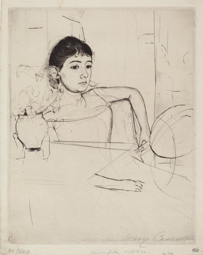 Mimi come una bruna da Mary Cassatt
