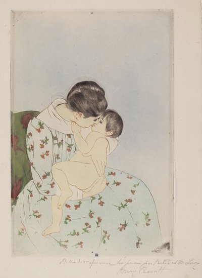 Il bacio della madre da Mary Cassatt