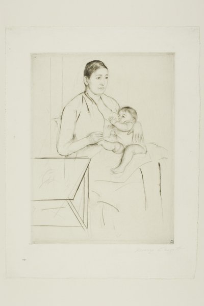 Allattamento da Mary Cassatt