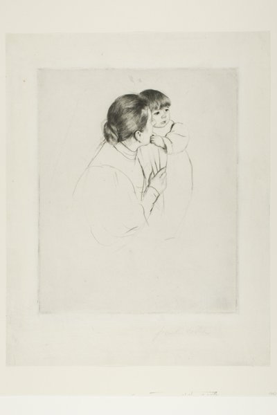Madre contadina e bambino da Mary Cassatt