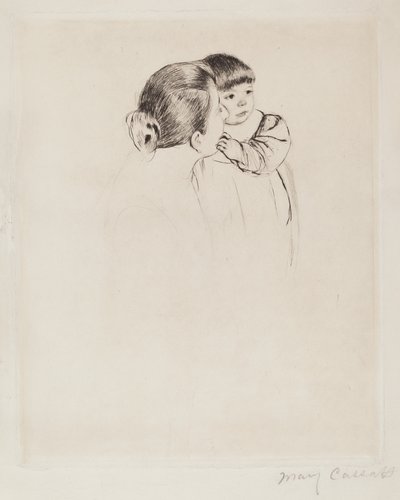 Madre Contadina e Bambino, c. 1894 da Mary Cassatt
