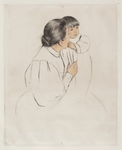 Madre contadina e bambino da Mary Cassatt