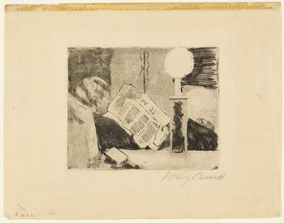 Leggendo il Giornale, No.2 da Mary Cassatt