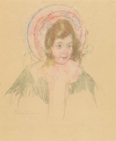 Sara con cappello e cappotto, c. 1904-1906 da Mary Cassatt