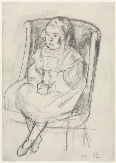 Simone seduta, c. 1903 da Mary Cassatt