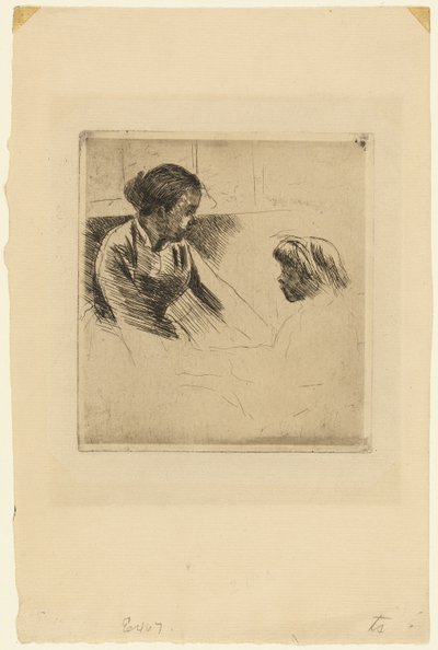 Susan e bambino che si guardano da Mary Cassatt