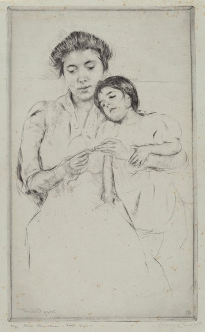 La Lezione di Uncinetto da Mary Cassatt