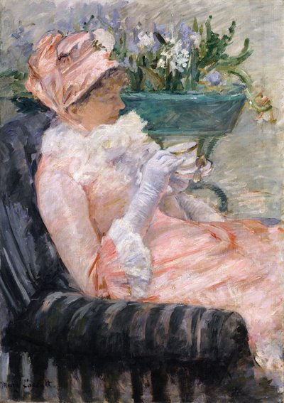 La tazza di tè, c.1880-1 da Mary Cassatt