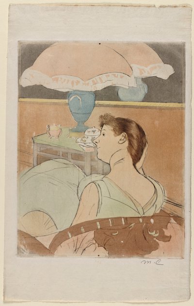 La lampada, 1890-1891 da Mary Cassatt