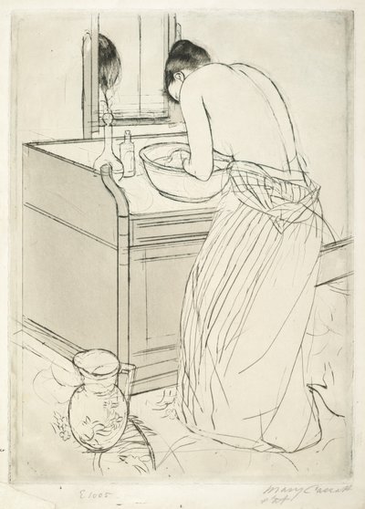 Donna che fa il bagno da Mary Cassatt
