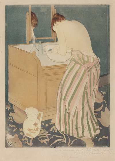 Donna che fa il bagno da Mary Cassatt