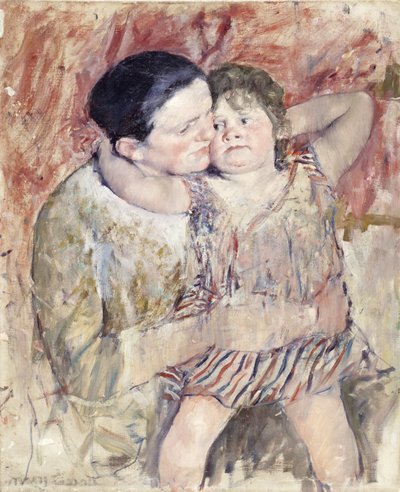 Donna e bambino (Mathilde che tiene un bambino), c.1900 da Mary Cassatt