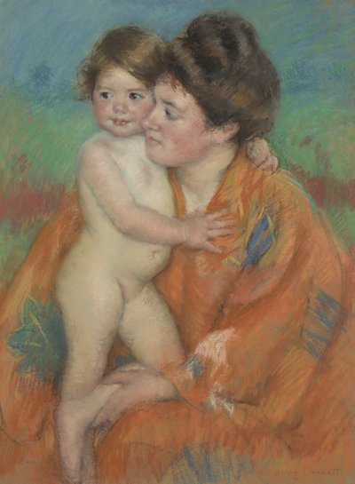 Donna con bambino da Mary Cassatt