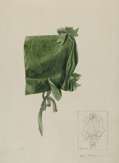 Cappellino da bambino, c. 1936 da Mary E Humes