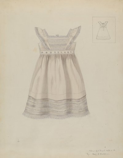 Vestito per bambino, c. 1937 da Mary E Humes
