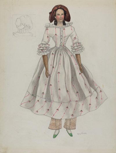 Bambola, c. 1936 da Mary E Humes