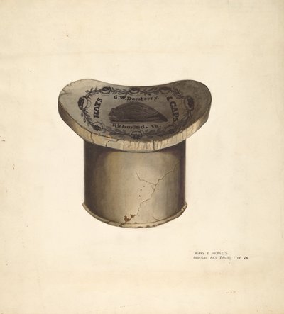 Scatola per cappelli, c. 1939 da Mary E Humes