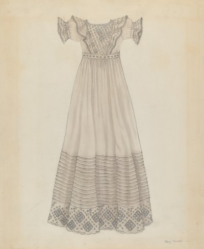Vestito per neonati, c. 1936 da Mary E Humes