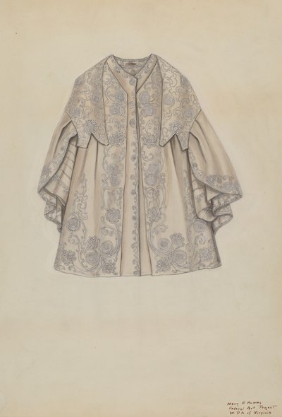 Mantello da Opera, c. 1938 da Mary E Humes