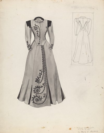 Costume da abito, c. 1937 da Mary E Humes