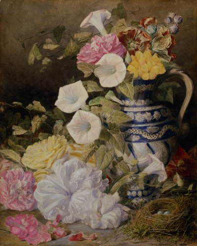 Natura morta con vaso di fiori da Mary Elizabeth Duffield