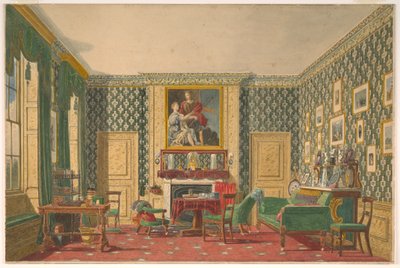 Disegno, un interno, 1837-40 da Mary Ellen Best