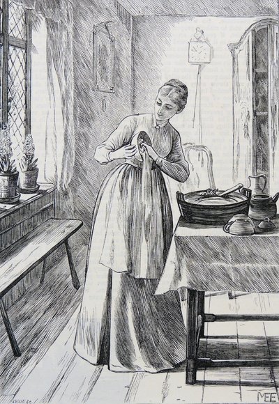 Illustrazione di una casalinga da Mary Ellen Edwards