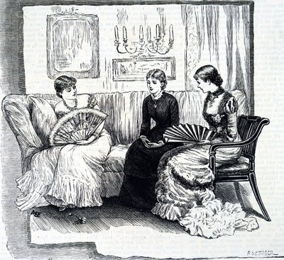 Signore con ventagli da Mary Ellen Edwards