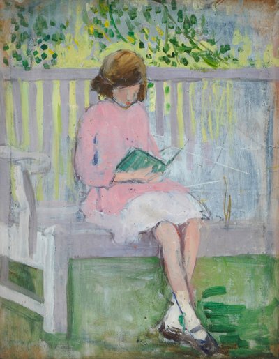 Ragazza che Legge da Mary Ethel Hunter