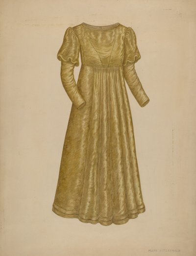 Abito da Sposa, 1935-1942 da Mary Fitzgerald