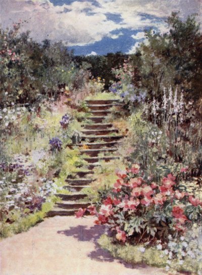 Giardini scozzesi: Manse di Fyvie da Mary Georgina Wade Wilson