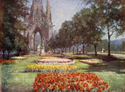 Giardini scozzesi: Princes Street Gardens, Edimburgo da Mary Georgina Wade Wilson