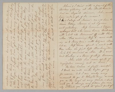 Lettera di Mary Jane Hale Welles a Gideon Welles, 15 agosto 1863 da Mary Hale
